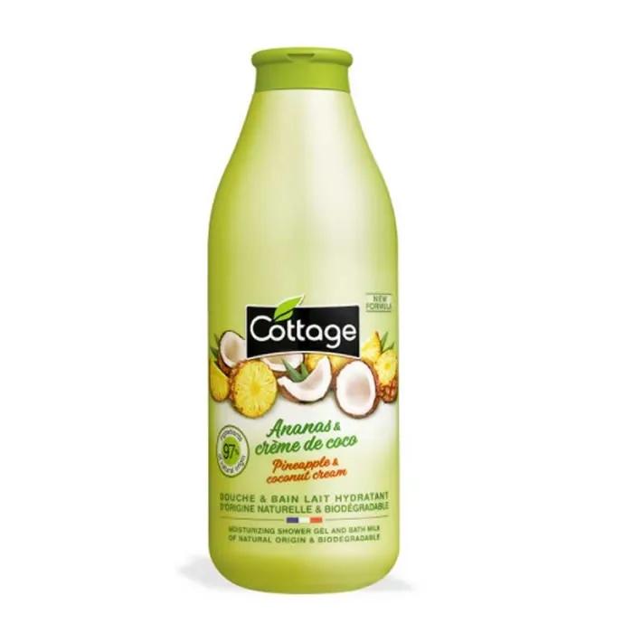 Cottage Pineapple & Coconut Cream Milk Shower Gel 750ml