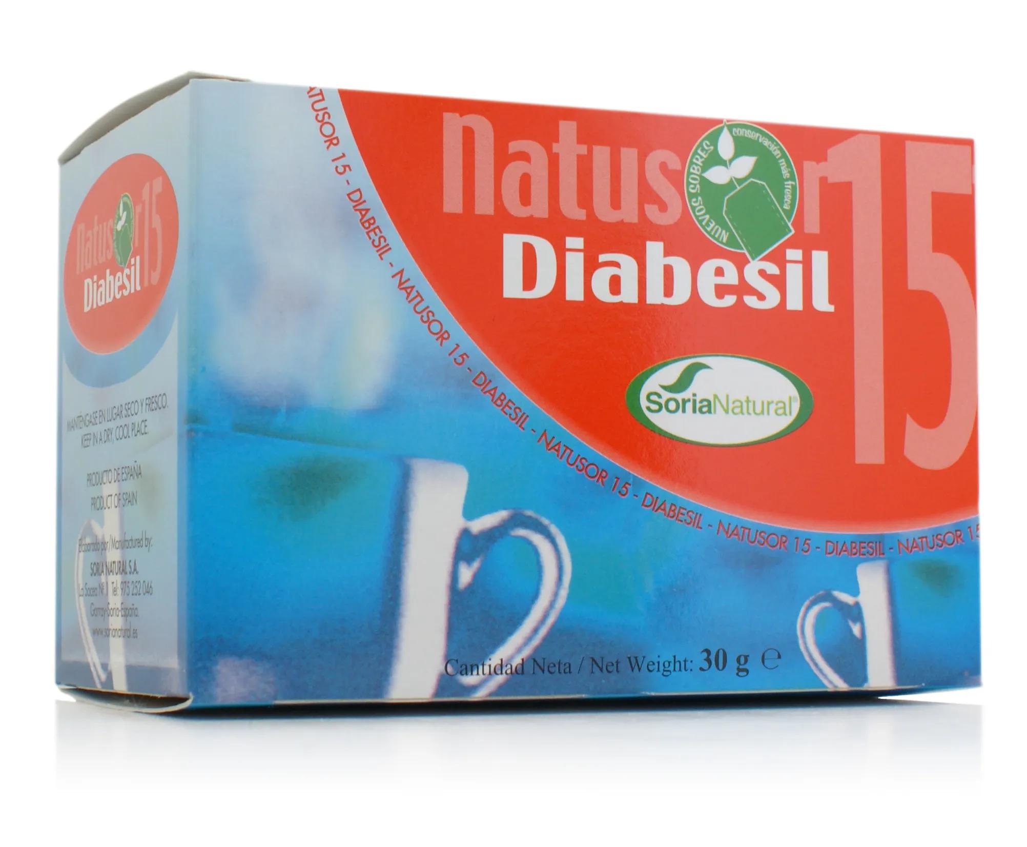 Soria Natusor 15 Diabesil 20 Filtros
